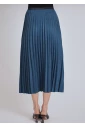 Blue Midi Skirt