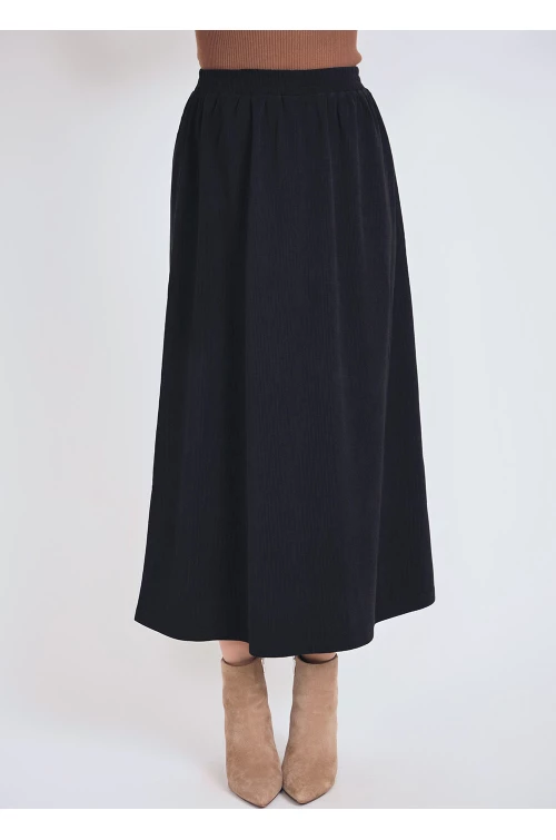 Silky Shadows Velvet Skirt