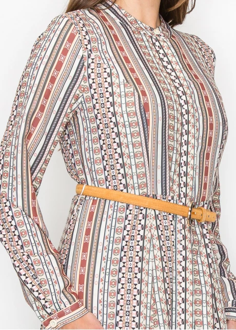 Striped Multicolor Maxi Dress
