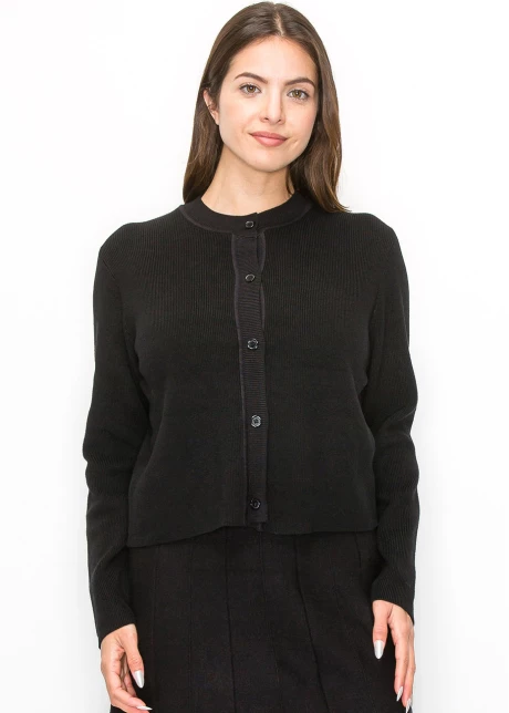 Simple Elegance Ribbed Cardigan