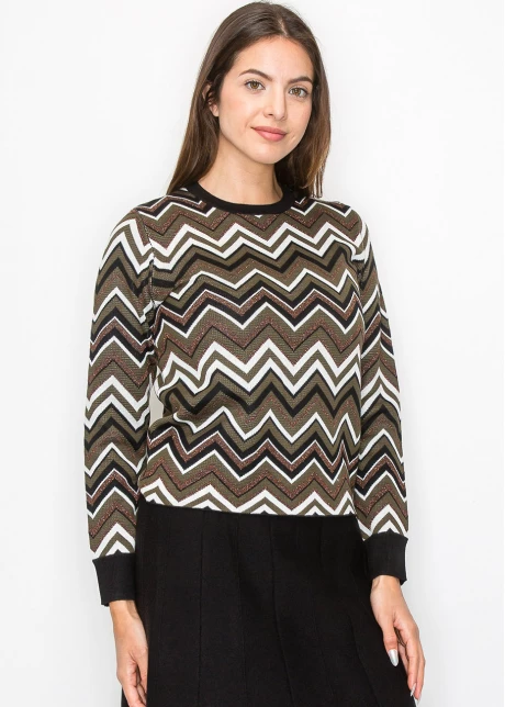 Chevron Wave Sweater