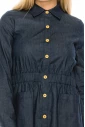DENIM BUTTON DOWN DRESS