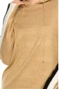 Camel and White Hoodie