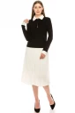 Black and White Collared Sweater