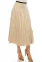 Beige Midi Skirt