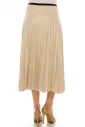 Beige Midi Skirt