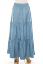 Skirt SK2594 Maxi Light Denim