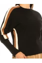 Long Sleeve T-Shirt With Side Stripes