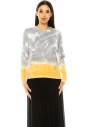 Multicolor Crewneck Tie-Dye Sweater