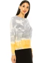Multicolor Crewneck Tie-Dye Sweater