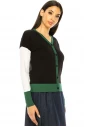 Classic Color Block Cardigan