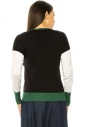 Classic Color Block Cardigan