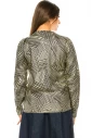 Gold Geometric Pattern Sweater