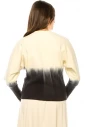 Cream Crew Neck Long Sleeve T-Shirt