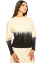 Cream Crew Neck Long Sleeve T-Shirt