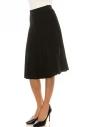 Fixed Box Pleated Skirt in Black