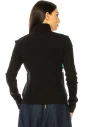 Black Quarter Zip Long Sleeve T-Shirt