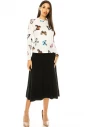 Butterfly Long Sleeve T-Shirt In White
