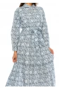 Frosty Floral Day Dress