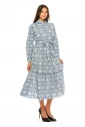 Frosty Floral Day Dress