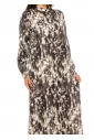 Nocturnal Petals Abstract Dress