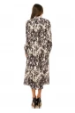 Nocturnal Petals Abstract Dress