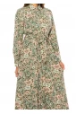 Green Medley Modest Midi Dress