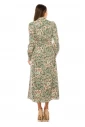Green Medley Modest Midi Dress