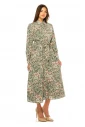 Green Medley Modest Midi Dress