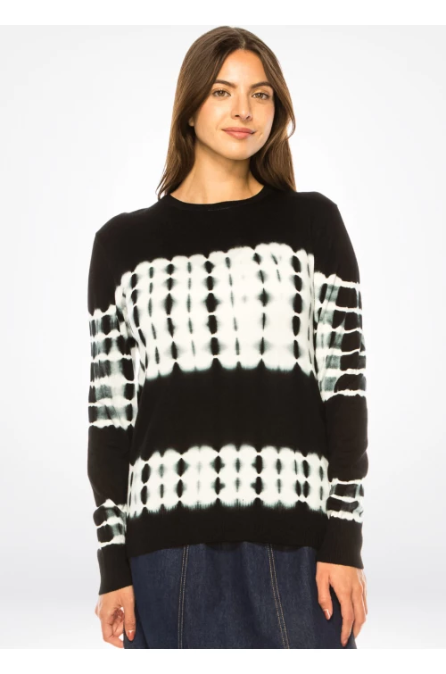 Ink Splash Tie-Dye Sweater