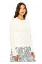 Pure Elegance Button-Trim Sweater