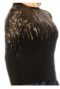Classic Black Sparkle Sweater