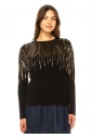 Classic Black Sparkle Sweater