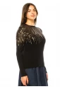Classic Black Sparkle Sweater