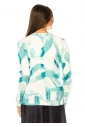 Cerulean Abstract Knit Top