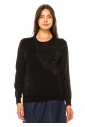 Black Diamond Stud Sweater – Sleek Modesty