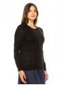Black Diamond Stud Sweater – Sleek Modesty