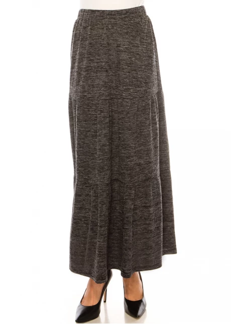 Twilight Haze Soft Knit Long Skirt