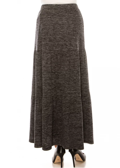 Twilight Haze Soft Knit Long Skirt