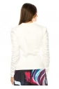 Essential White Ruched-Sleeve Tee