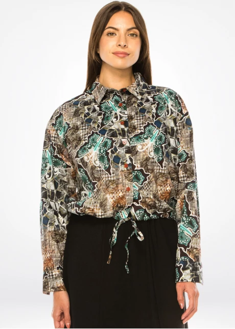 Teal Tempest Butterfly Shirt