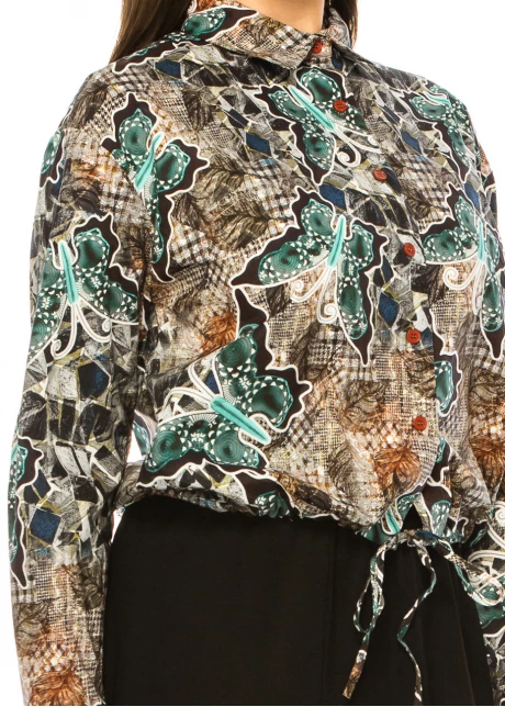 Teal Tempest Butterfly Shirt