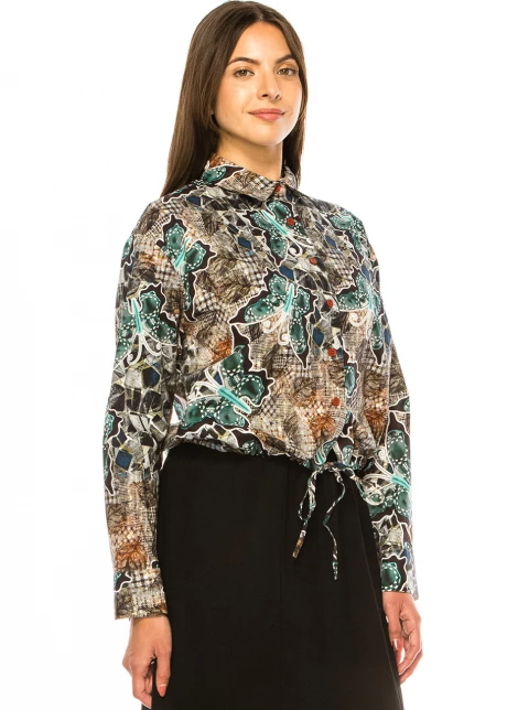Teal Tempest Butterfly Shirt