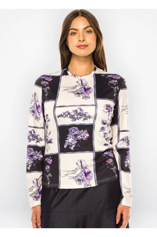 Purple Petal Soft Tee