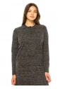 Charcoal Comfort Heathered Long Sleeve Tee