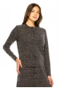 Charcoal Comfort Heathered Long Sleeve Tee