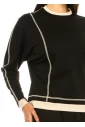 Classic Black & White Trimmed T-Shirt