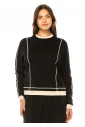 Classic Black & White Trimmed T-Shirt