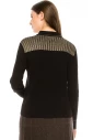 Black and Gold Collared Shirt