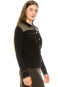 Black and Gold Collared Shirt